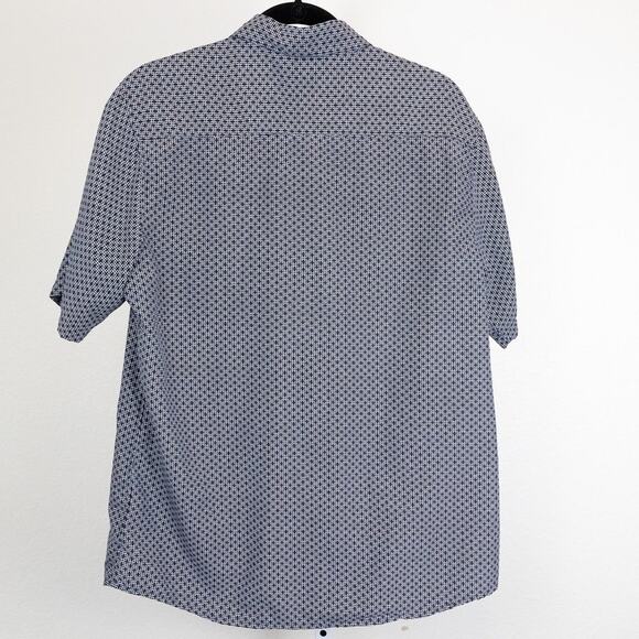 Hydrogen Gray Black Casual Mens Button Down Shirt. Medium - Picture 4 of 4